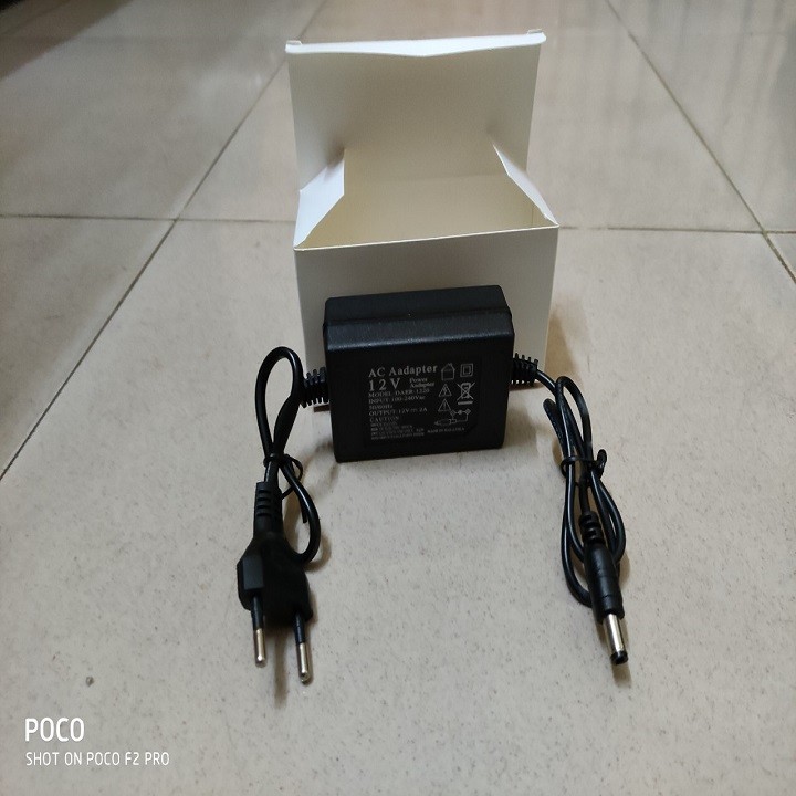 Nguồn 12V2A chân lớn dùng cho Camera đầu ghi hình