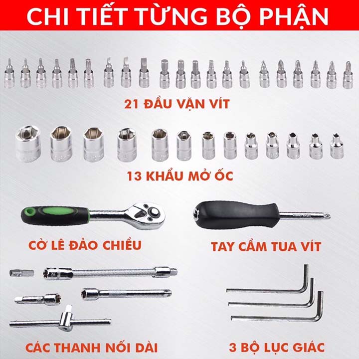 Bộ Tua Vít 46 Món