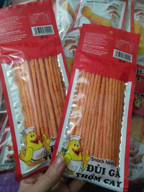 Snach đùi gà thơm cay 1 bịch 30 gói