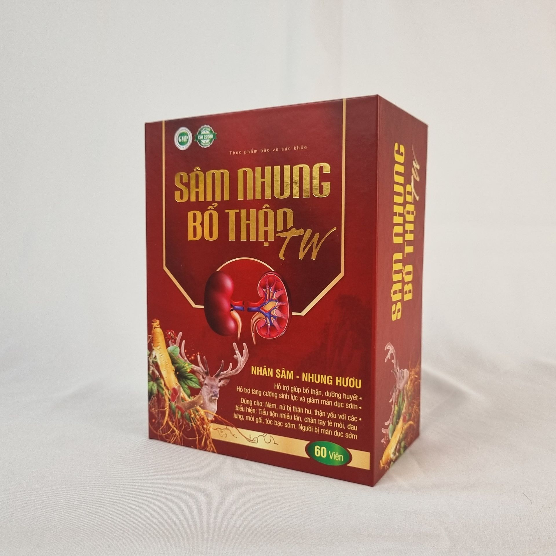 Sâm Nhung Bổ Thận TW Bổ Thận Dưỡng Huyết (hộp/60 viên)