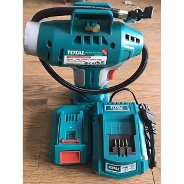 20V Máy bơm hơi tự động dùng pin Total TACLI2001-1PIN1SAC ( Kèm theo 1 pin Lithium và 1 cục sạc )