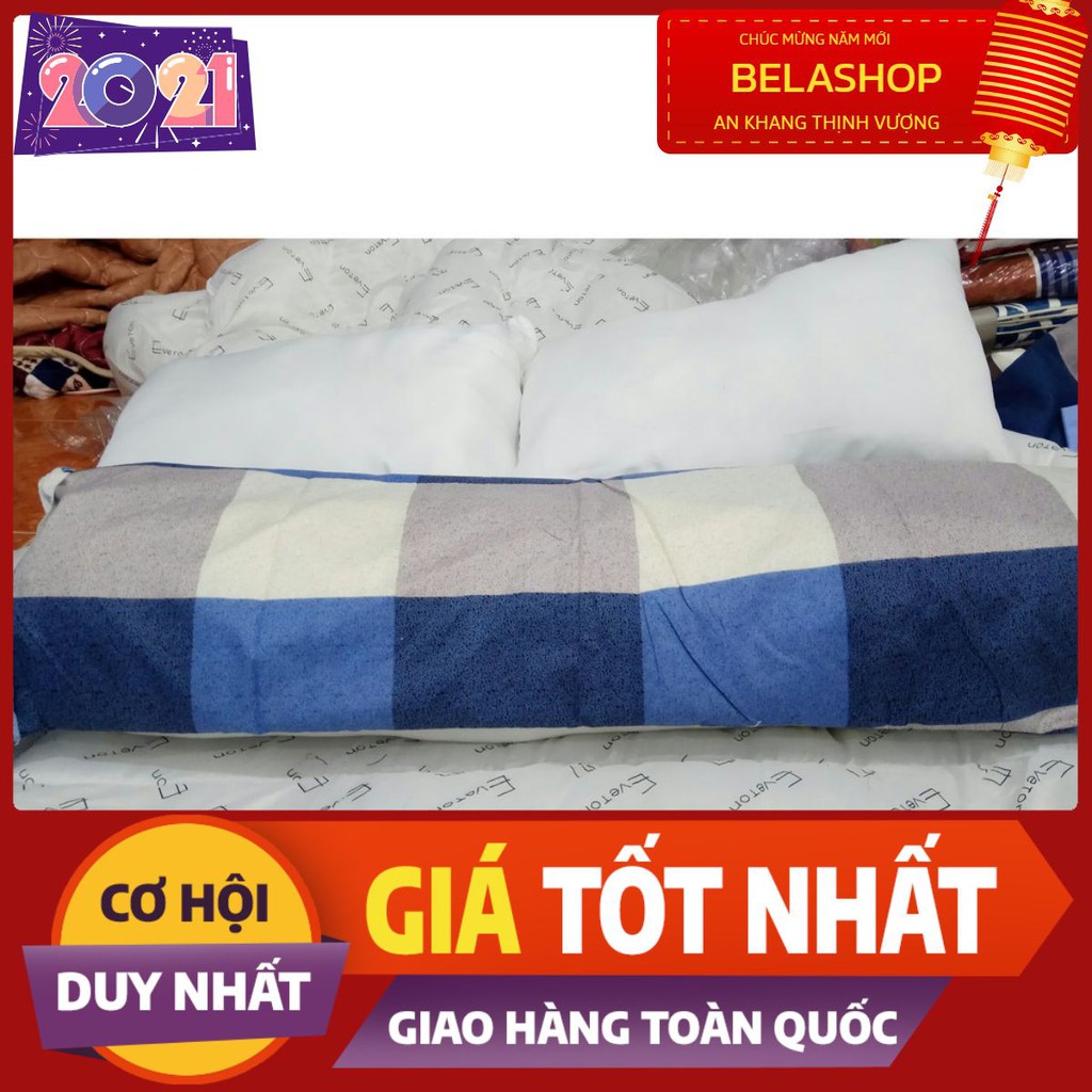 Vỏ gối ôm mẫu kẻ bao diêm