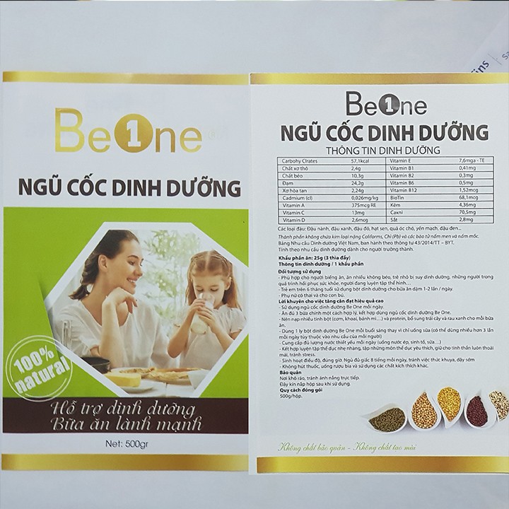 Beone Ngũ cốc dinh dưỡng - 500gr