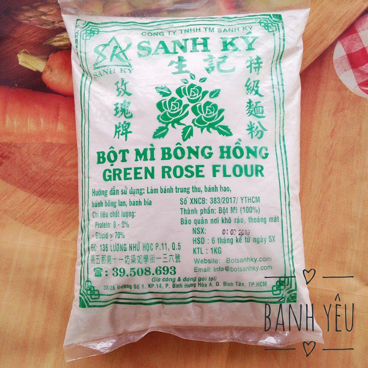 Bột mì Bông Hồng Xanh - Sanh Ký 1kg