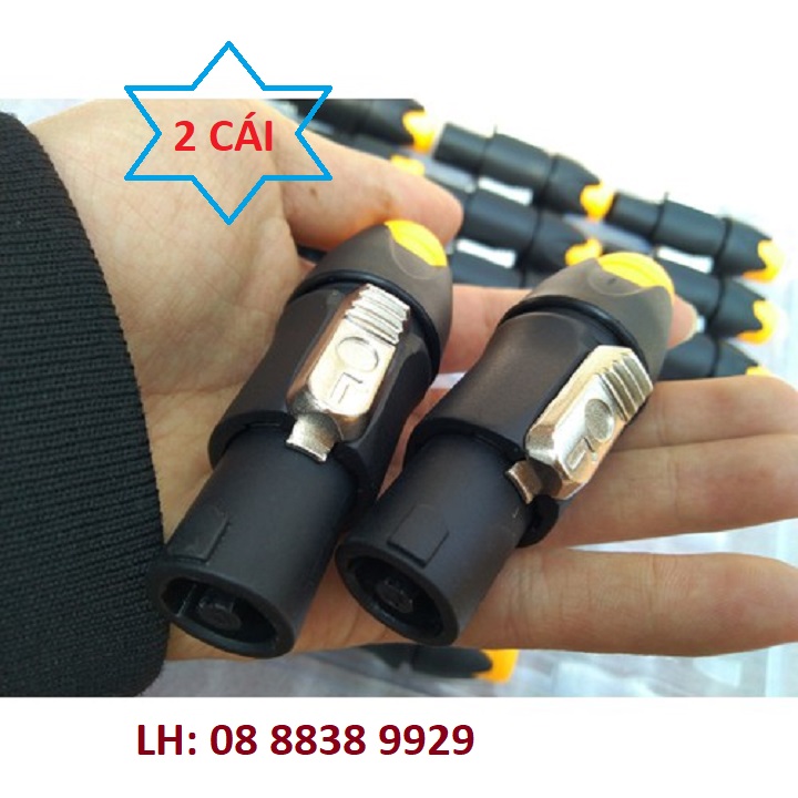 GIẮC NEWTRIK - GIẮC CẮM THÙNG LOA - JACK SPEAKON - 2 CÁI