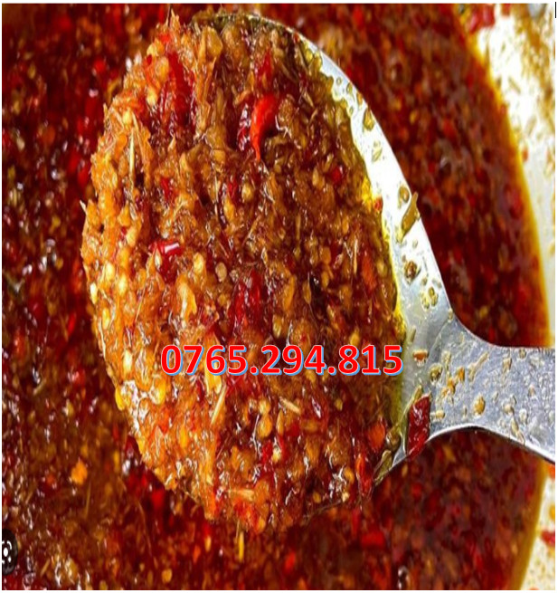 Sate tế:  Ớt, Tỏi - 400ml - (sate cay thơm dùng chung bánh tráng)
