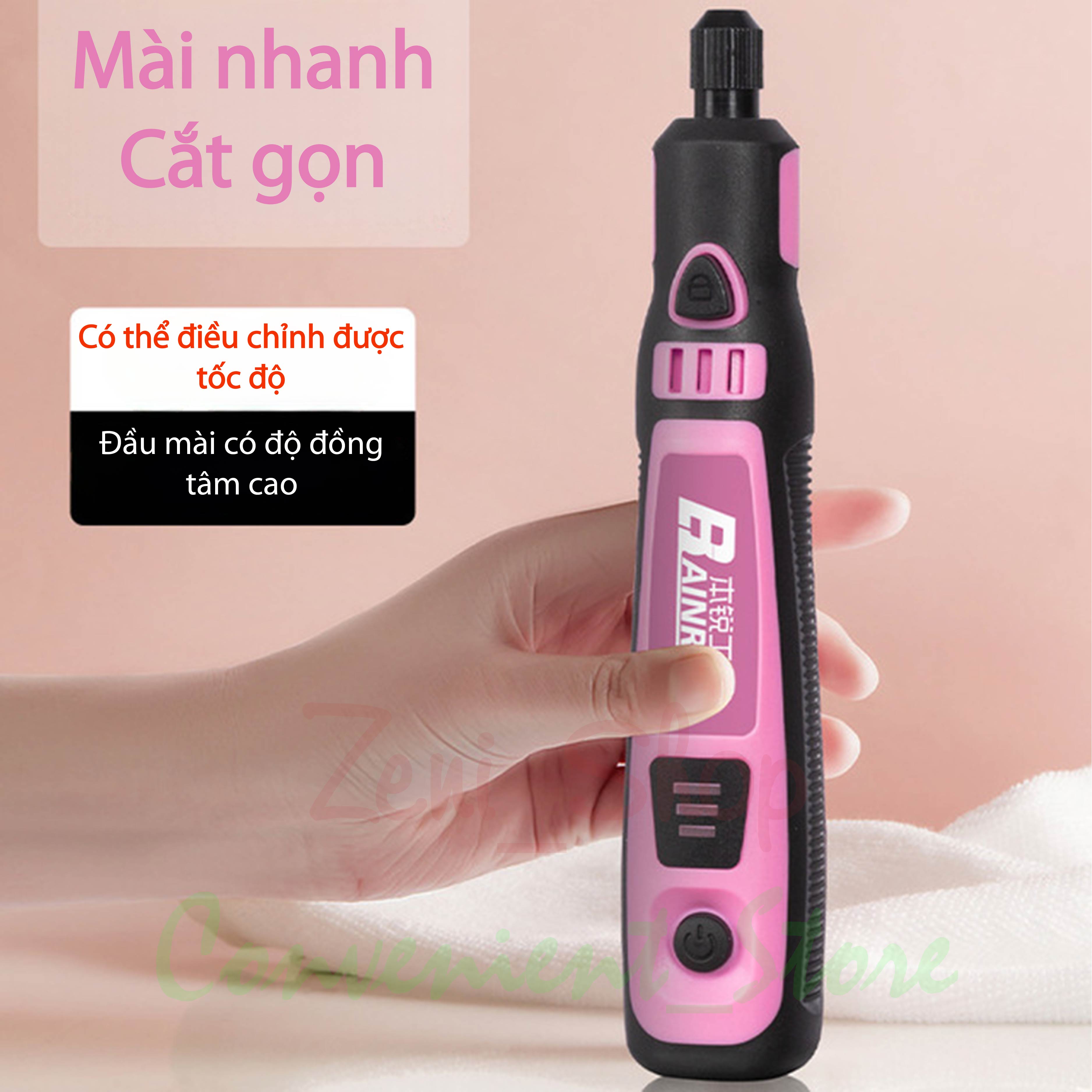 Máy mài đánh bóng MINI 3 tốc độ (bộ 50 phụ kiện)