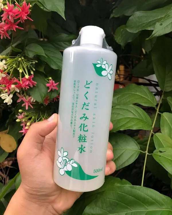 Nước Hoa Hồng Diếp Cá Dokudami Natural Skin Lotion 500ml Nhật Bản
