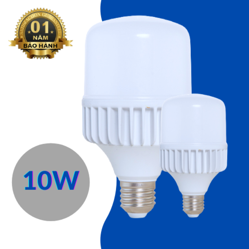 Bóng đèn led búp trụ công suất 10w giá sỉ tiết kiệm điện