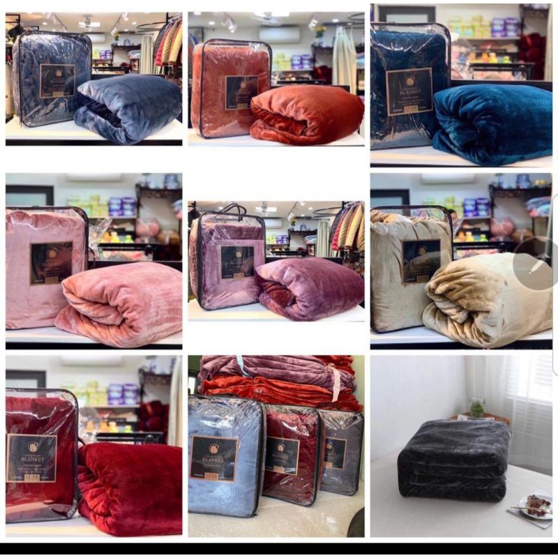 [Type 1 - Weighs 2.2 kg] High Quality Rabbit Fur Blanket