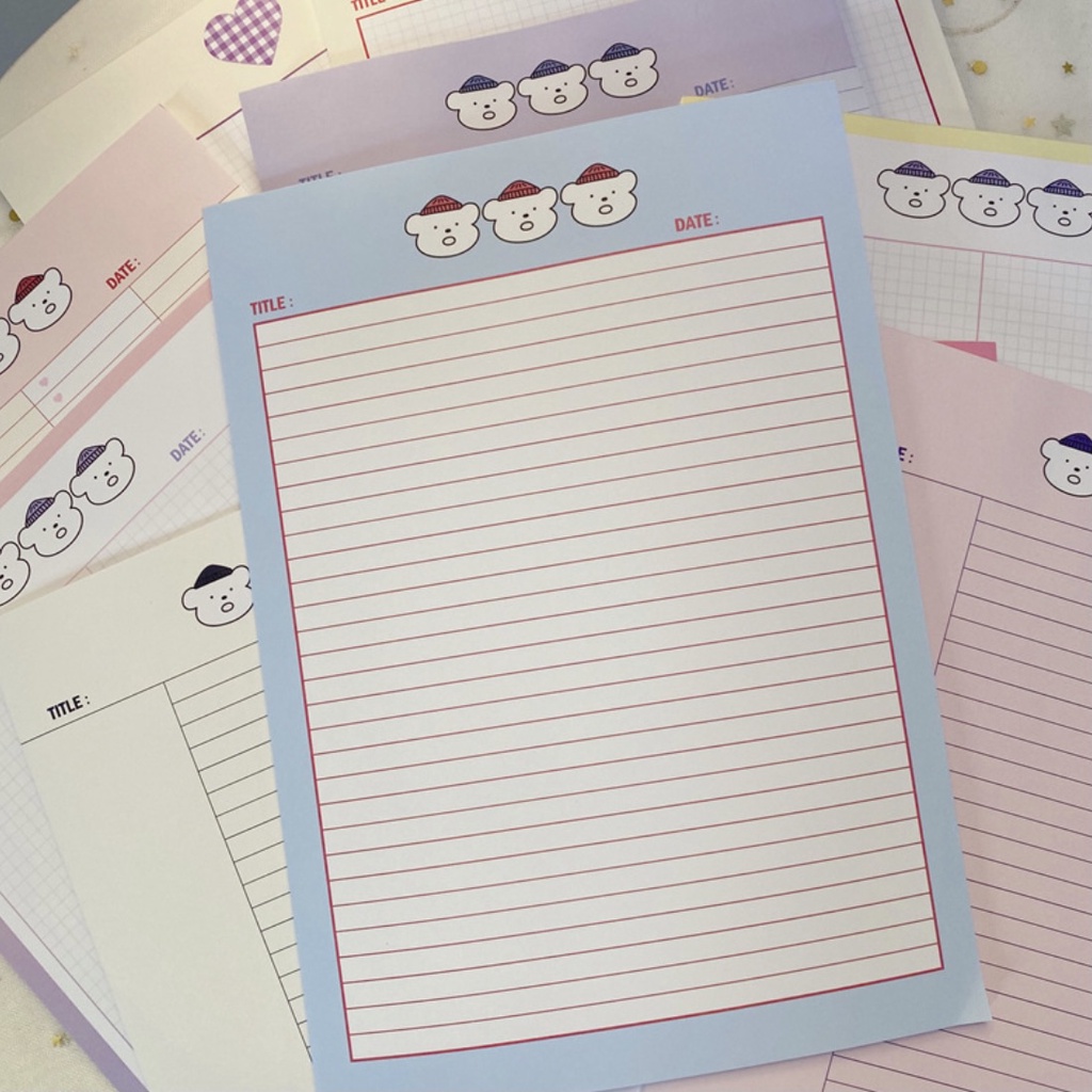 Giấy note ghi bài size B5