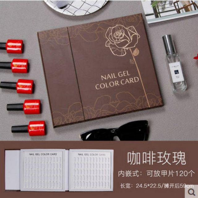 Sổ gài Móng mẫu 80 móng, 120 Móng ,180 móng Làm Nail