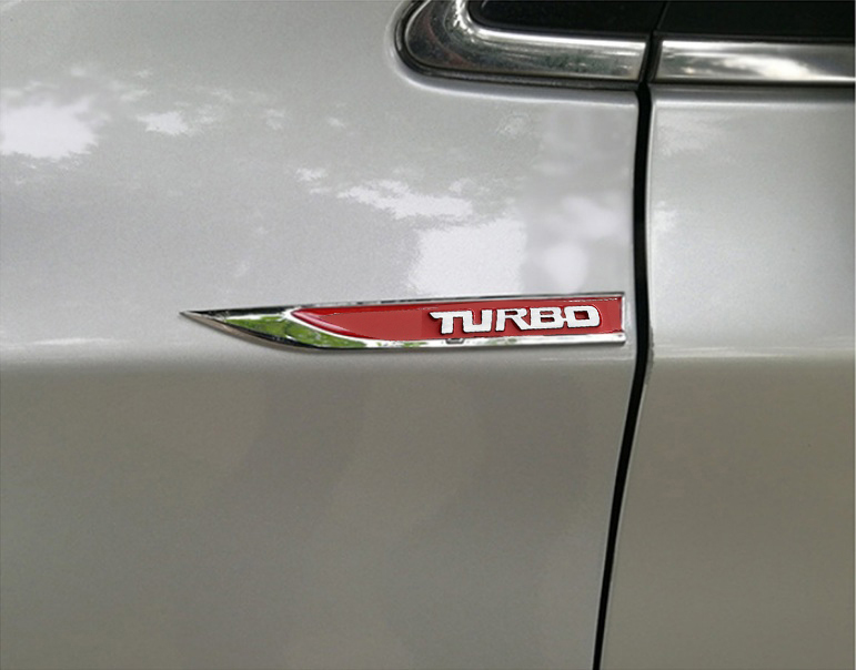 [HCM]Bộ 2 mang cá Turbo dán xe ô tô (đen)