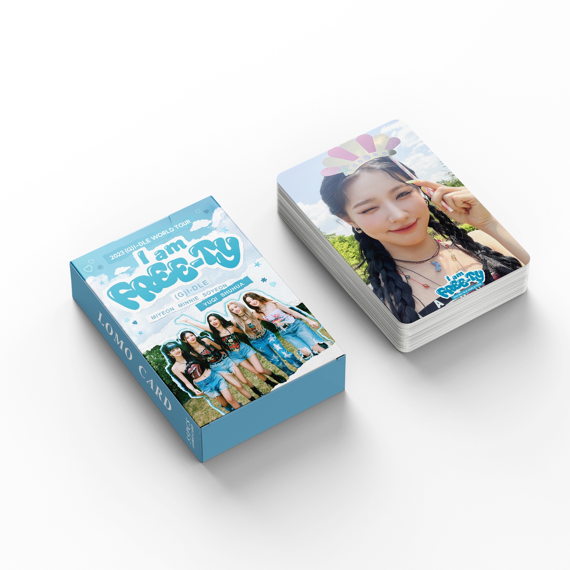 Set 55 lomo card (G)-IDLE World Tour 2023