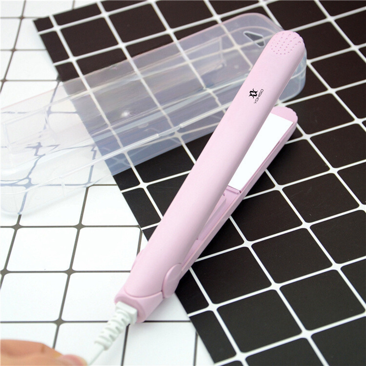 Máy uốn tóc mini, máy ép tóc mini, máy uốn tóc, máy duỗi tóc mini 2 in 1 Yohiiso bảo hành 1 tháng 1 đổi 1 hàng chính hãng, thuận tiện mang đi du lịch