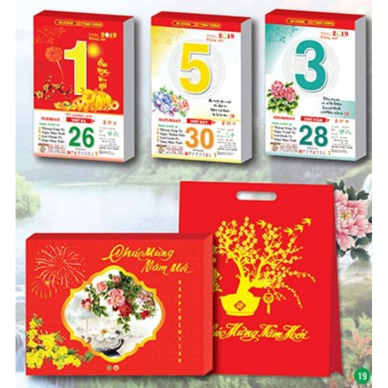 [HCM]Lịch blóc 2021 (14x20cm) - Lịch treo tường - Lịch năm 2021