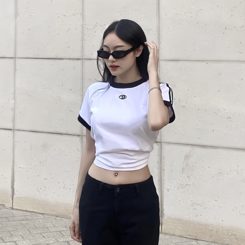 [RẺ VÔ ĐỊCH] Áo Thun Form Fit Chữ B - Áo Baby Tee Chất Cotton Co Giãn unsex