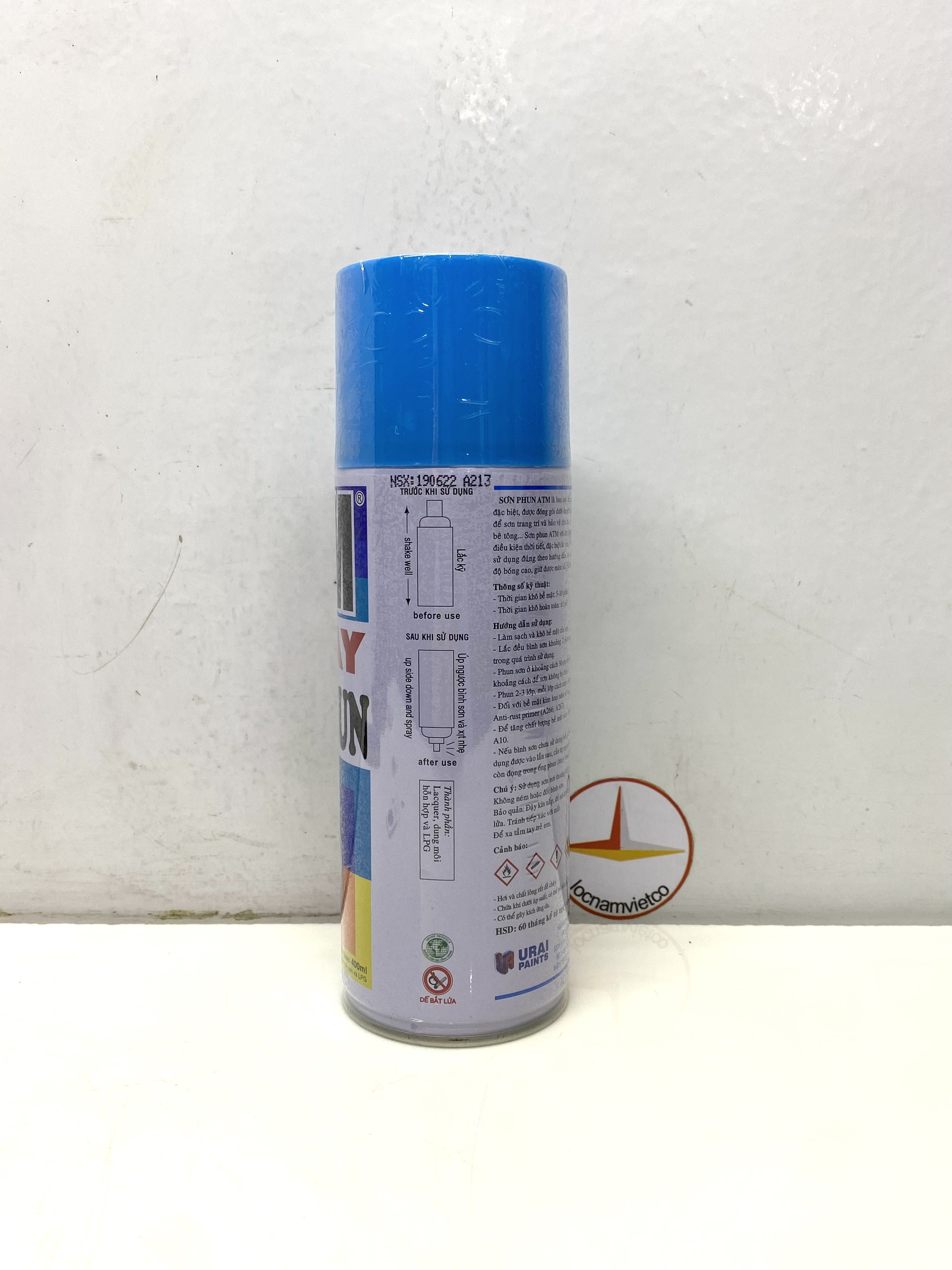 Sơn xịt ATM màu xanh blue A213