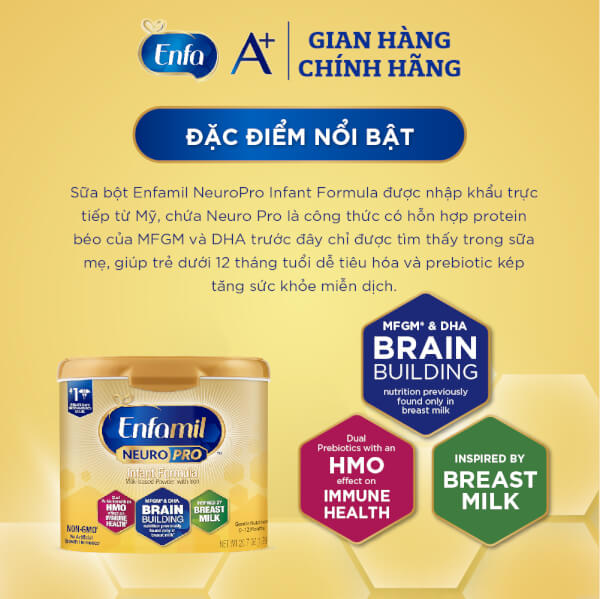 Sữa Enfamil NeuroPro Baby Formula 227g