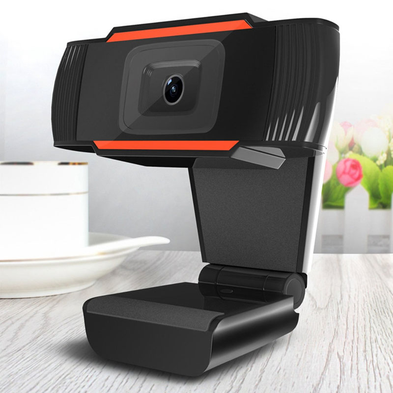 【Miễn phí Đồng hồ thạch anh】Webcam USB 2.0 480P Camera Web Cam 1080P độ cho máy tính xách tay PC