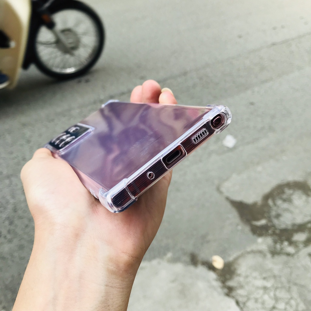 Ốp lưng dẻo trong suốt chống sốc cho SamSung Galaxy Note 20, Note 20 Ultra, Note 10, Note 10 Lite, Note 10 Plus chống va đập bảo vệ máy, siêu bền