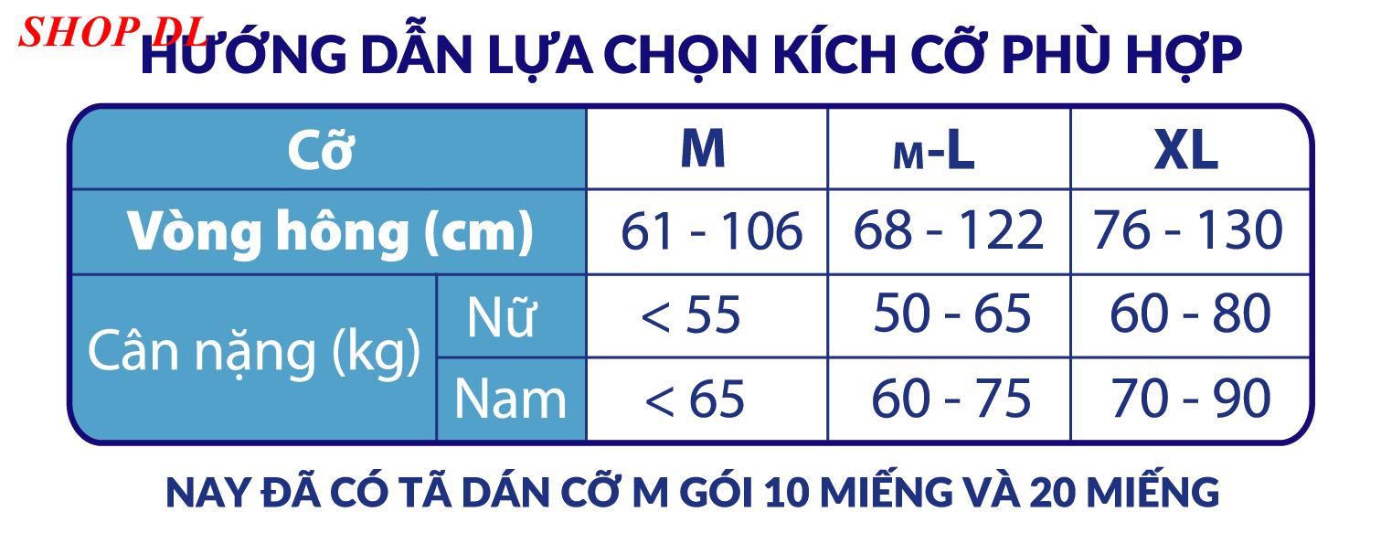 Tã dán Caryn size XL 10 miếng ( 60 - 90kg )