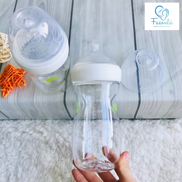 [HCM]Bình Nuk Simply Natural Bottle 150Ml 270Ml ( Tuỳ Chọn Size Núm)