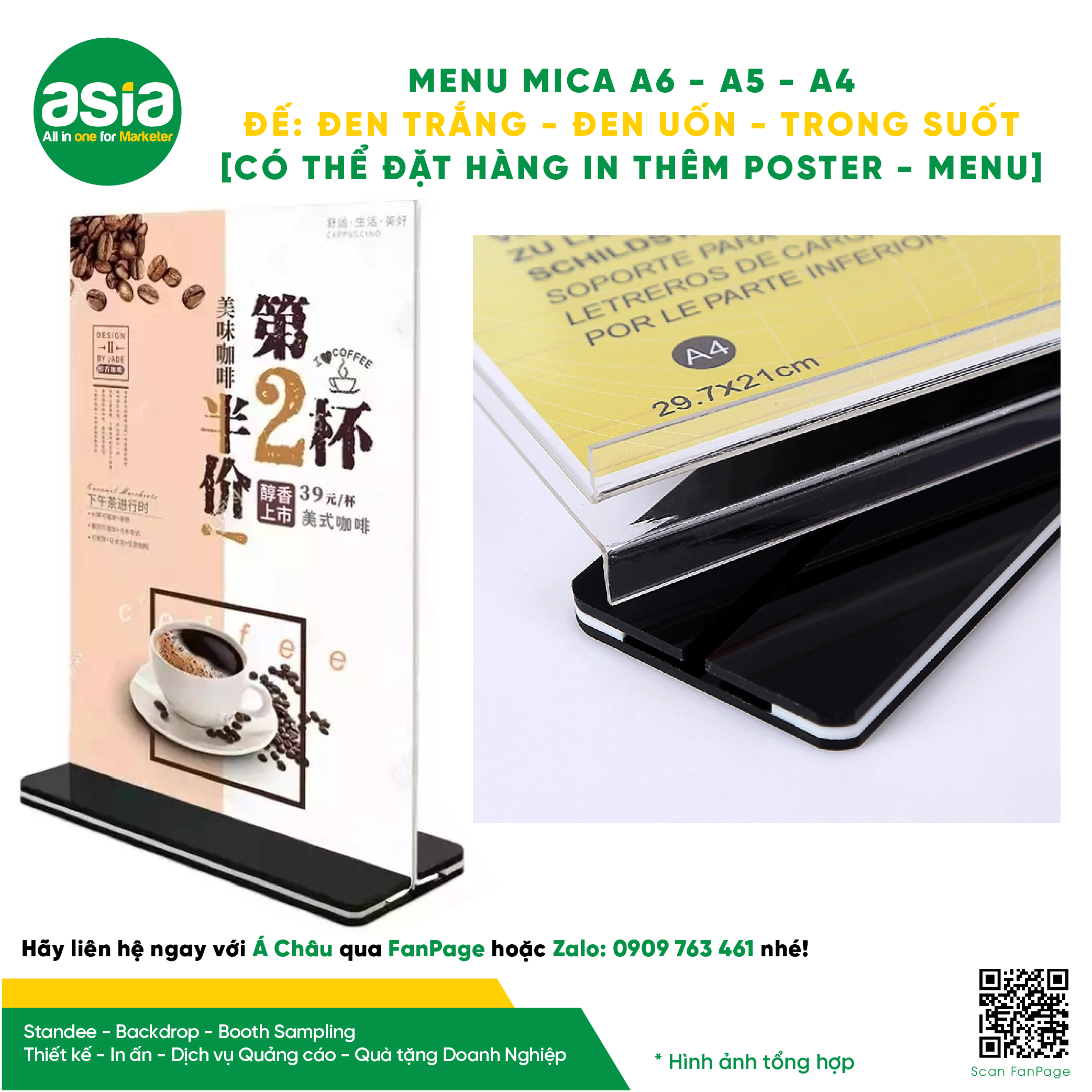 Menu mica, Tentcard Mica