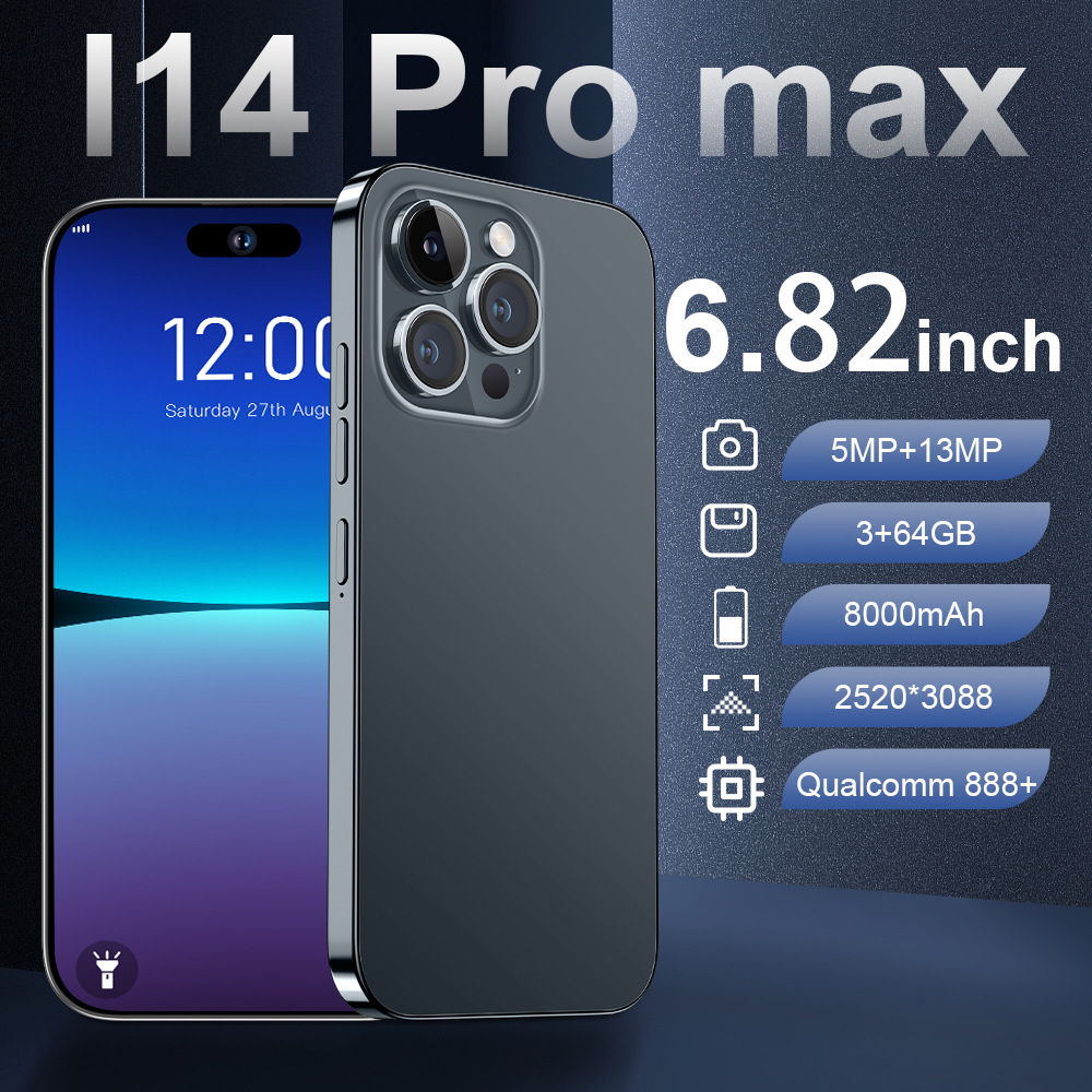 Điện thoại 14 Pro Max Điện thoại 6.8 inch 5G điện thoại thông màn hình ...