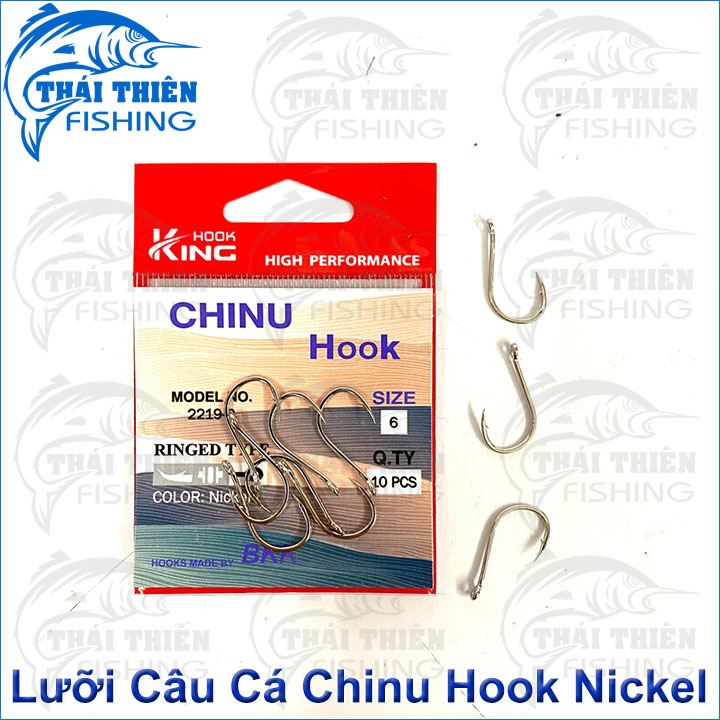Lưỡi Câu Cá Chinu BKK King Hook Nickel