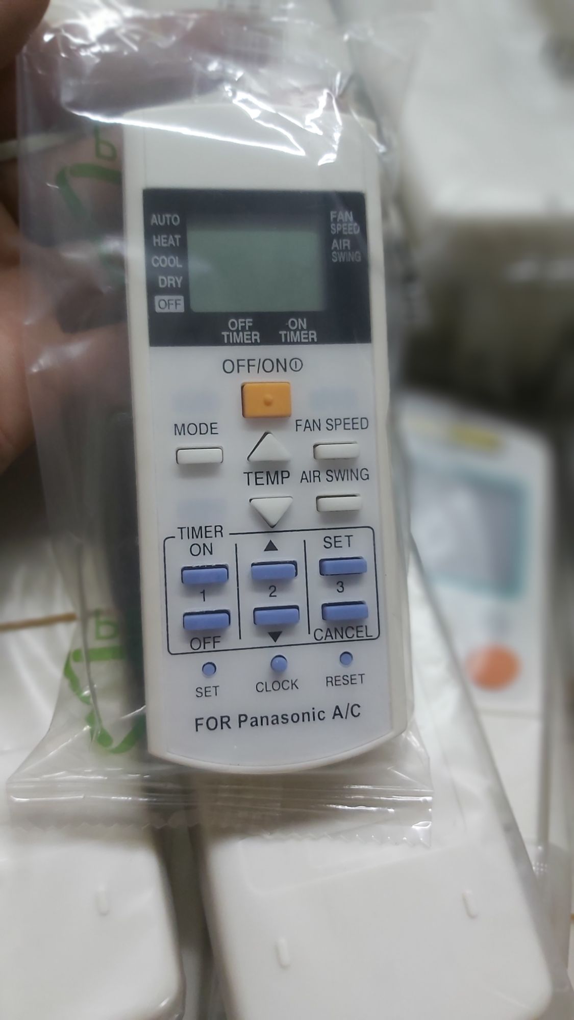 khiển điều hòa panasonic không ion 2 chiều