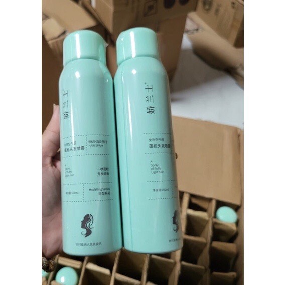 Dầu Gội Khô Dạng Xịt Tóc Tạo Phồng 150ml