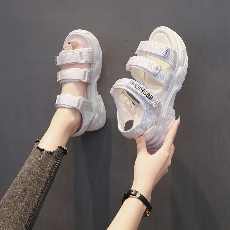 (Hàng xịn) Dép  Sandal nữ ulzzang đế bánh mì A36