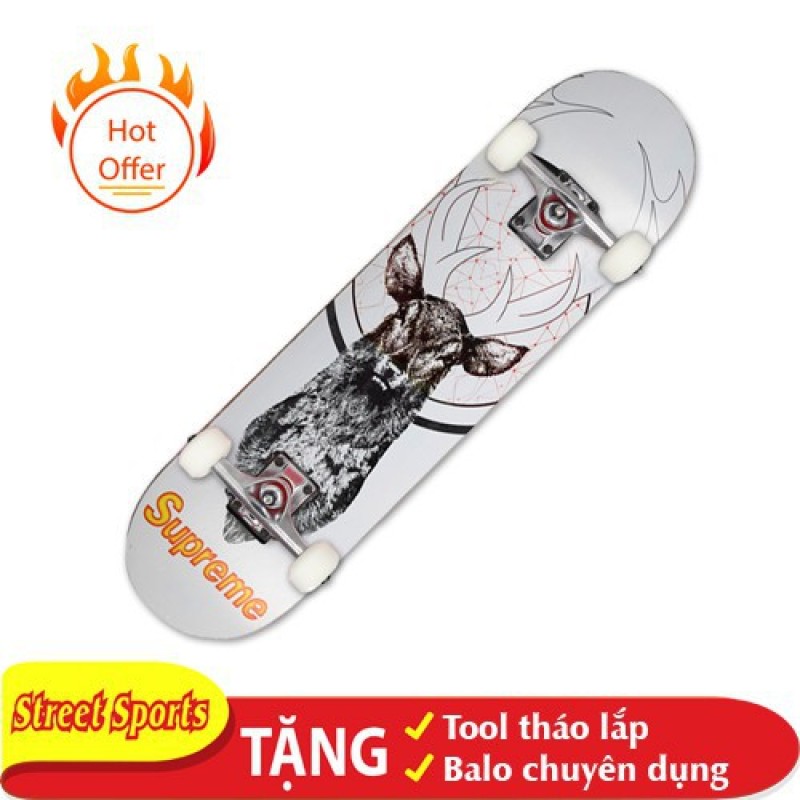 Giá bán Ván Trượt Skate Kudu Tăng Kèm Tool + Túi Đựng Ván