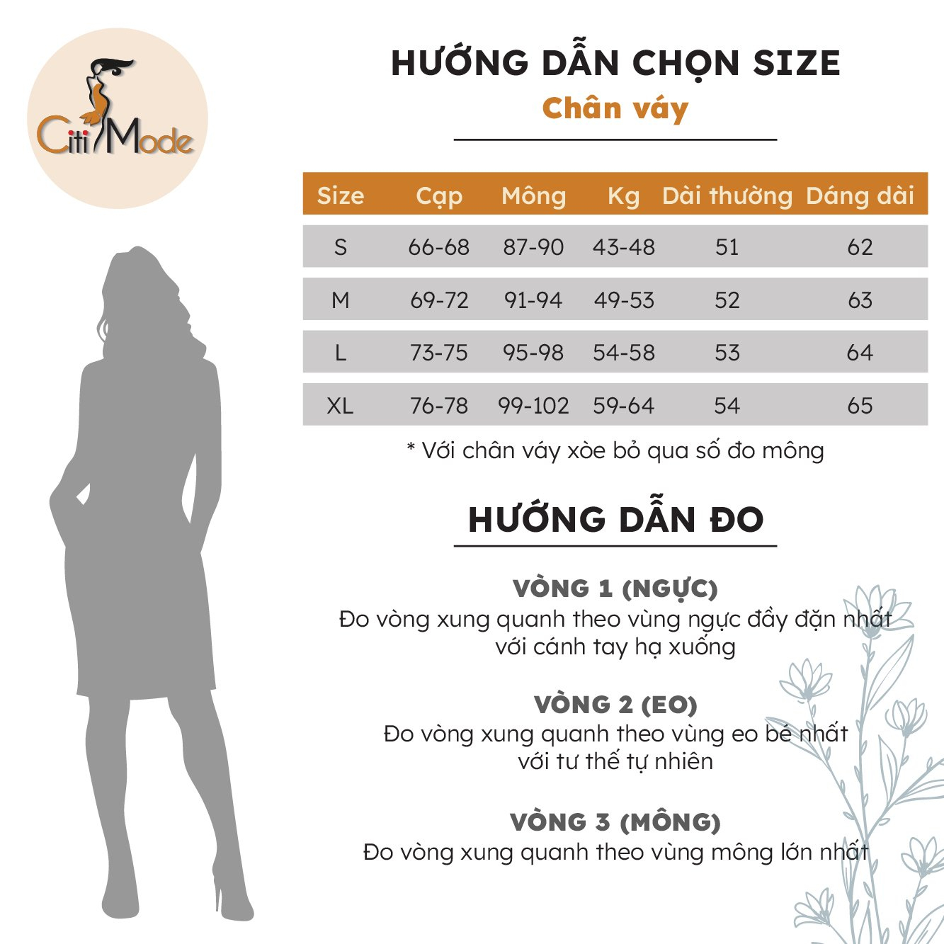 Chân váy công sở nữ CITI MODE dáng ôm nơ eo J320