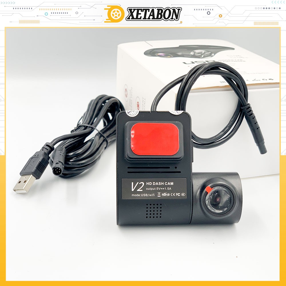 CAMERA HÀNH TRÌNH TRƯỚC SAU V2 GHI HÌNH ĐỒNG THỜI HAI CHIỀU
