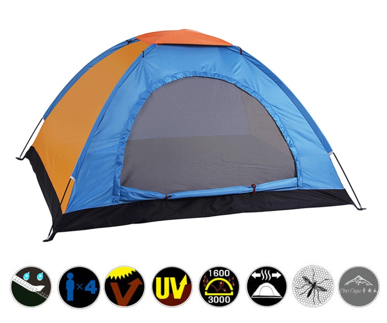 Lều cắm trại du lịch tự bung chống nước chống nắng tuyệt đối kích thước 210 x150cm