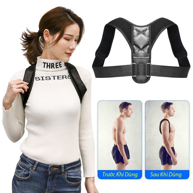 Đai Đeo Chống Gù Lưng, Đai Chống Gù, Độ Đàn Hồi Tốt, Giúp Ngồi Đúng Tư Thế, Cải Thiện Cột Sống, Giảm Đau Nhức Vai, Bảo Hành Uy Tín Bởi Maxvision