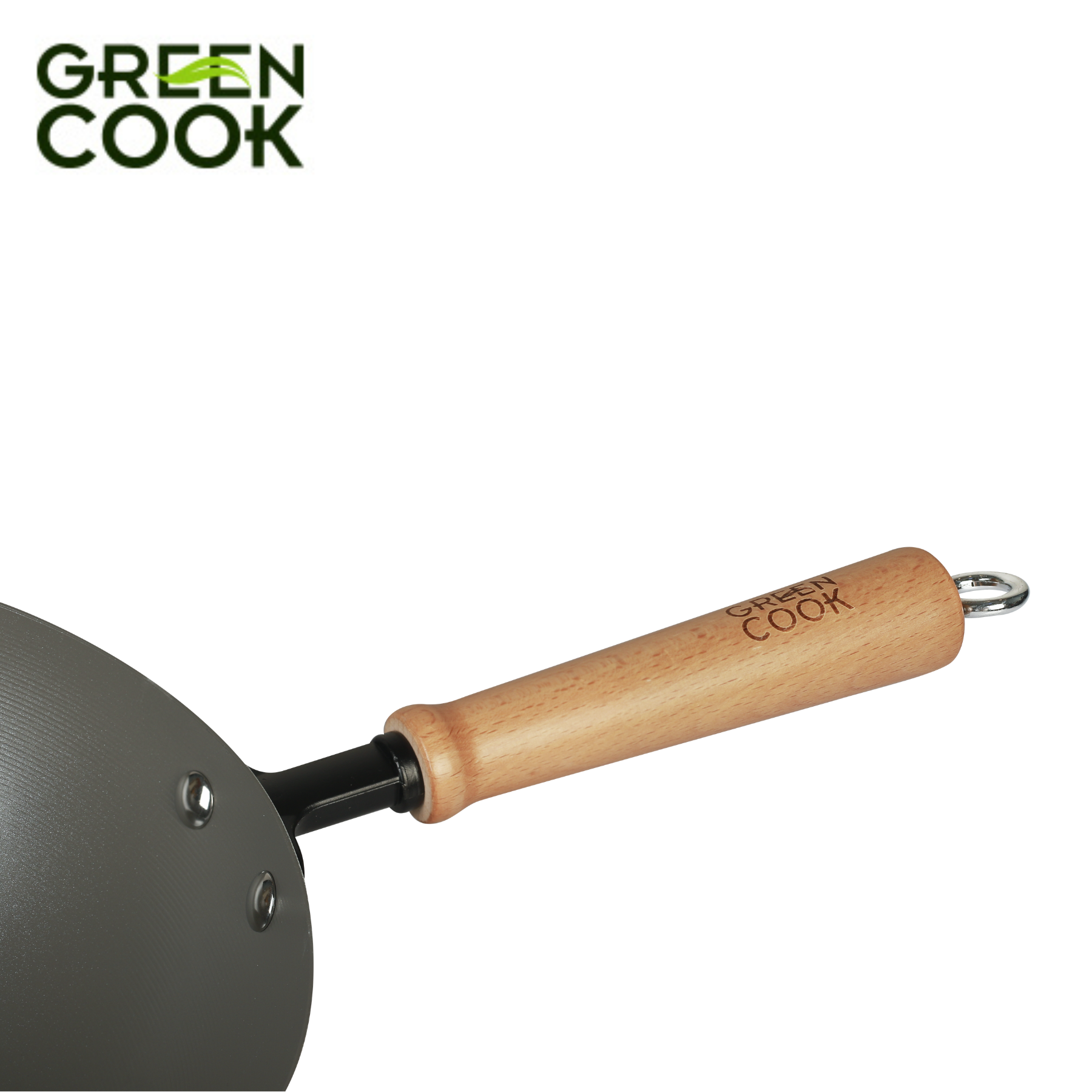 Chảo Thép Sâu Chống Dính 28 cm Green cook GCW257-28IH - Hàng Chính Hãng Green Cook - Hình ảnh 4