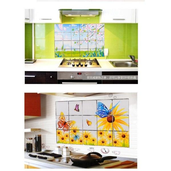 [HCM]Combo 4 Giấy dán bếp chịu nhiệt loại lớn 60x90cm