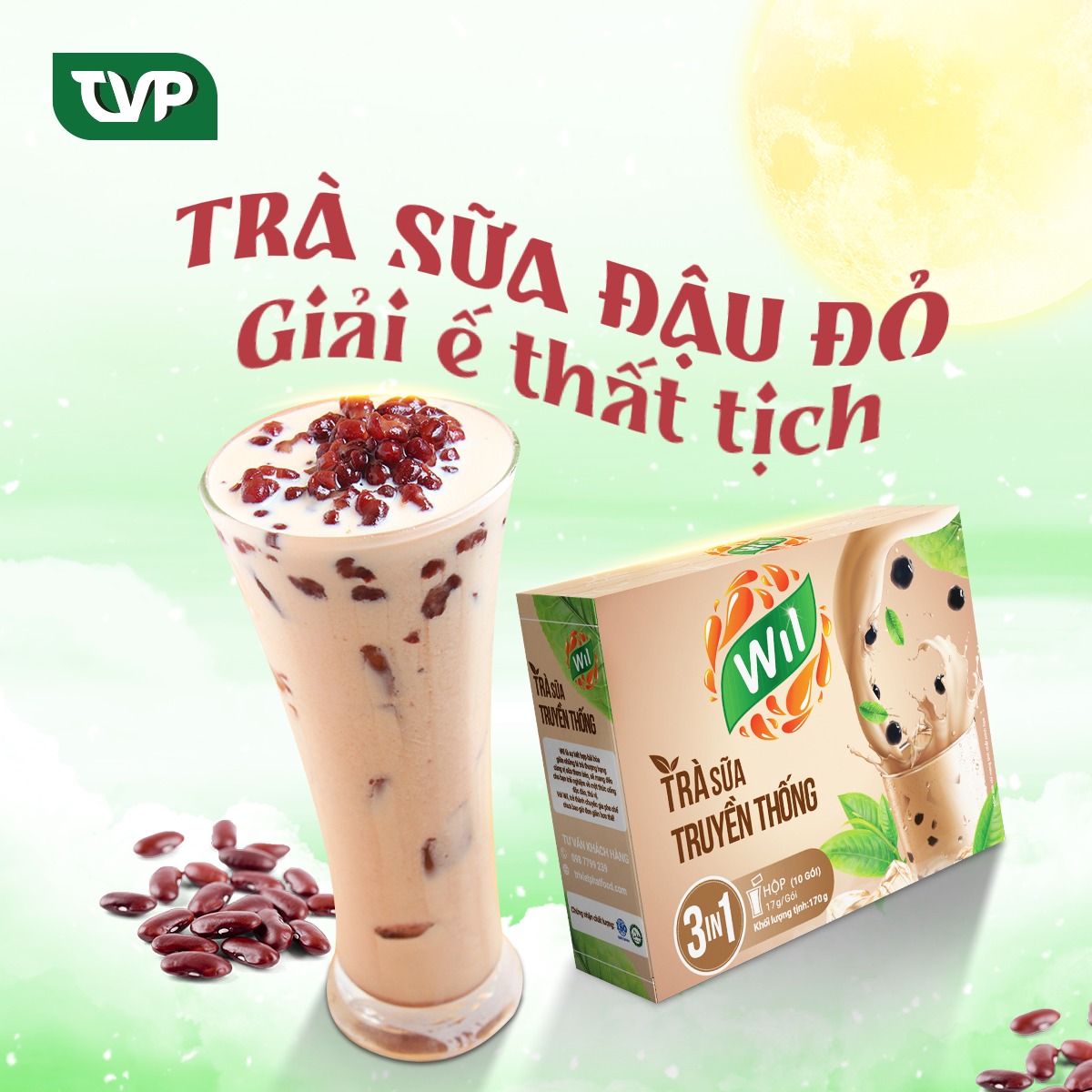 TRÀ SỮA HÒA TAN 16 GÓI WILL
