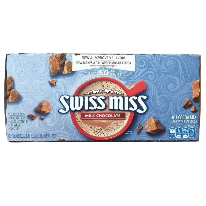 Bột Cacao Swiss Miss 1.95 kg (50 gói)