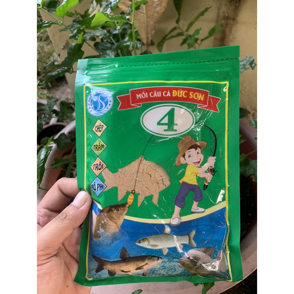 Mồi cám câu cá hãng đức sơn từ 1,2,3,4 siêu nhậy