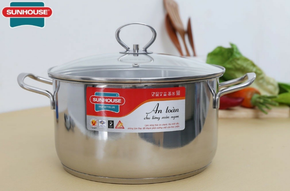 nồi inox 3 đáy SHG21424