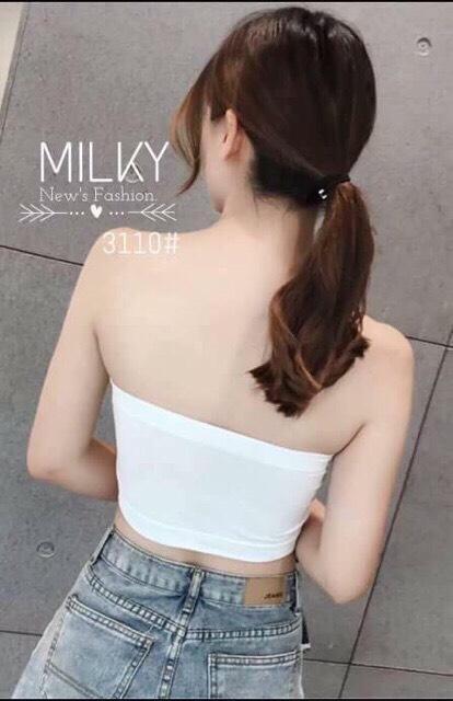 Áo ống thun body phối đồ