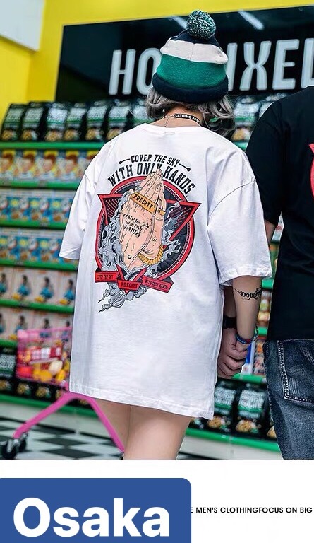 ÁO THUN NAM NỮ BÀN TAY SÁM HỐI PHOM FORM RỘNG TAY LỠ HOT TREND MẠNH MẼ SÀNH ĐIỆU VẢI DÀY MIN - OSAKA FASHION