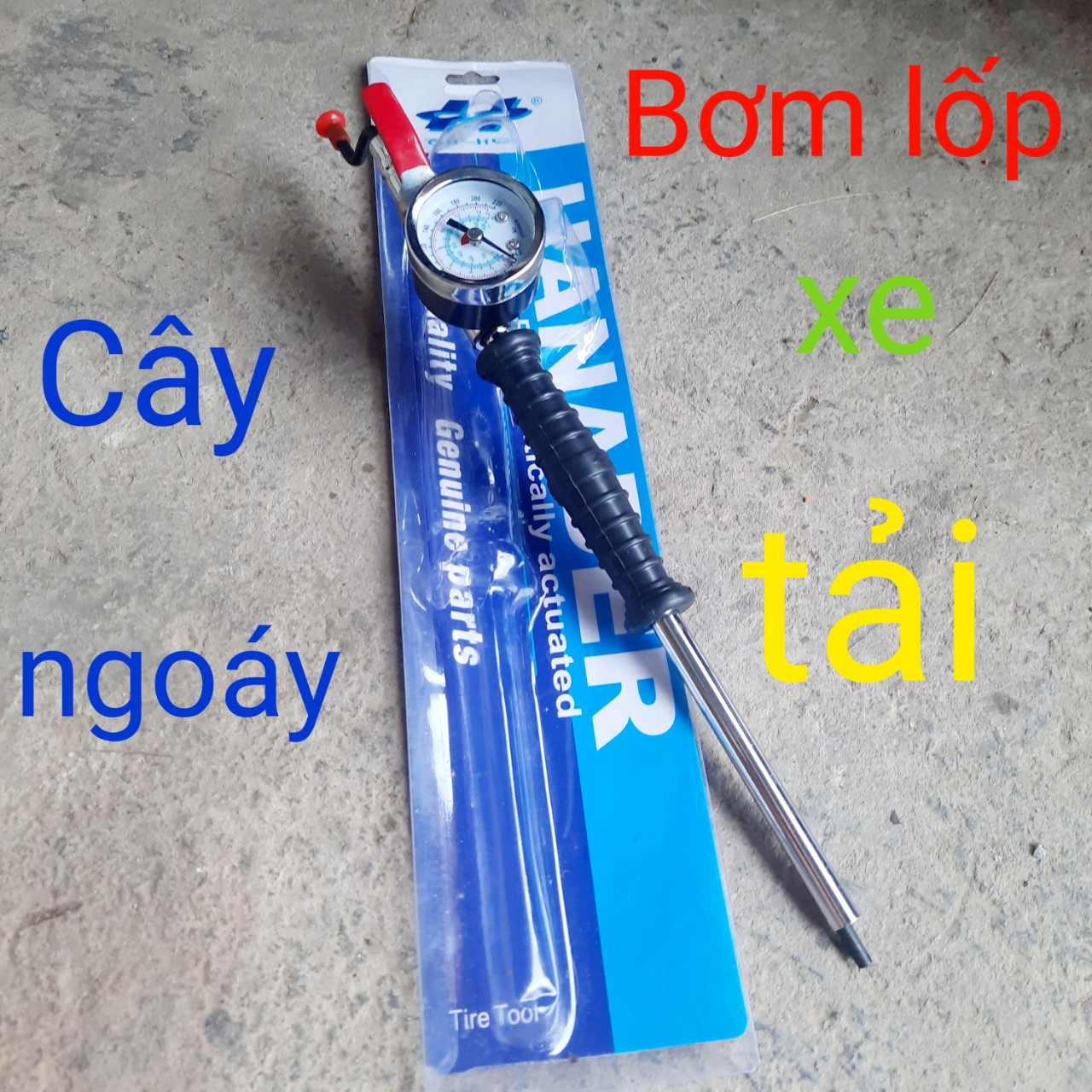 Bơm ngoáy, bơm hạt gạo, bơm lốp xe tải