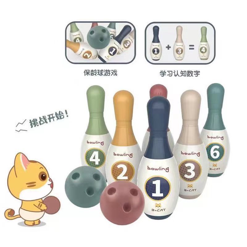 Kids bowling play set