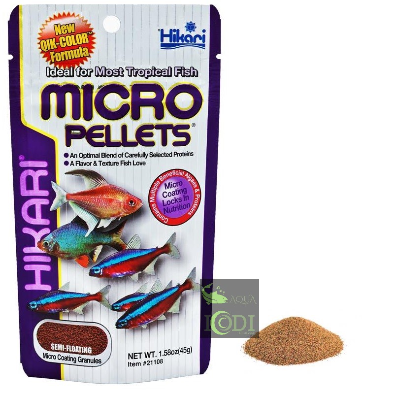 Thức ăn cho cá Hikari Tropical Micro Pellets 45g