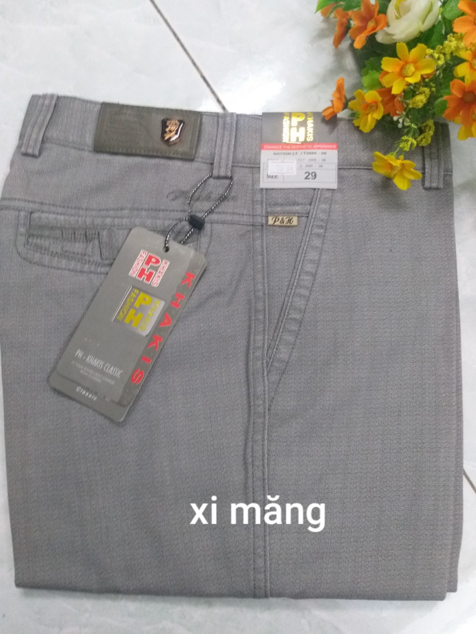 [HCM]Quần kaki trung niên cao cấp kk073